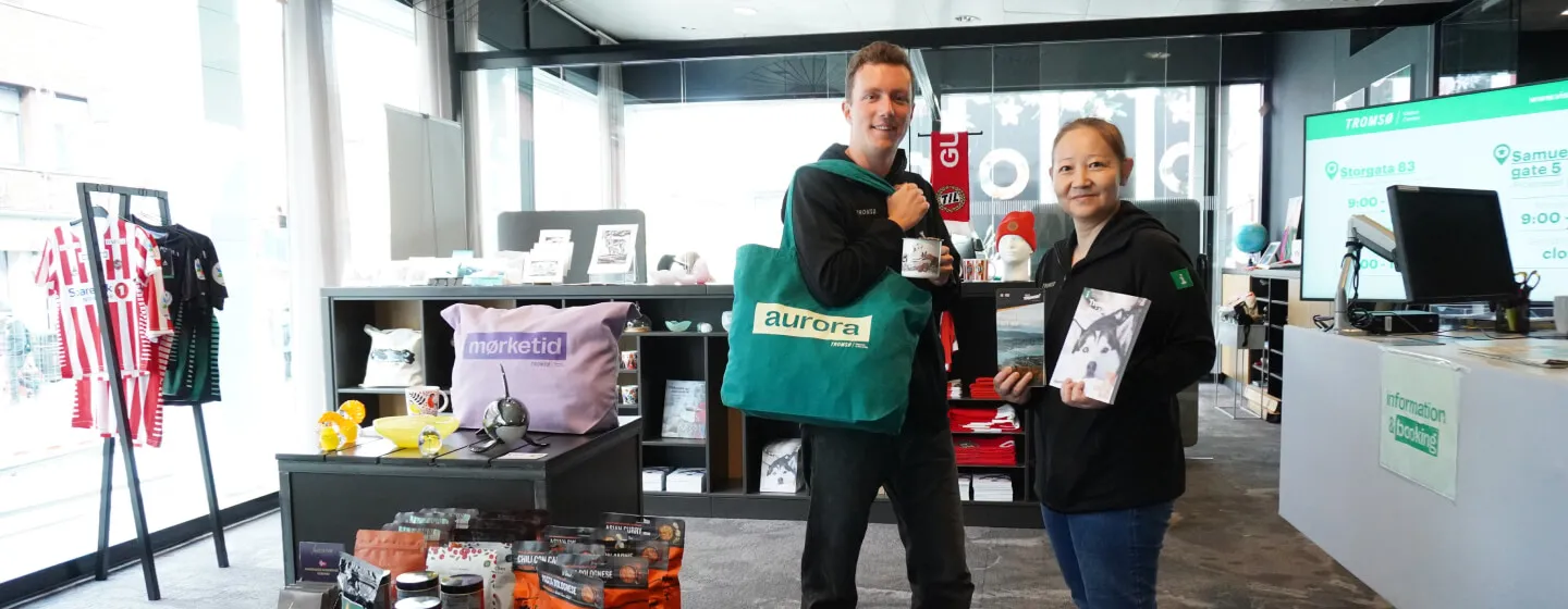 Tromsø besøkssenter og butikk i Storgata 83