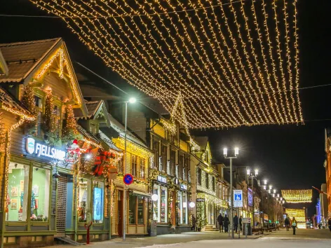 Jul i Storgata i Tromsø