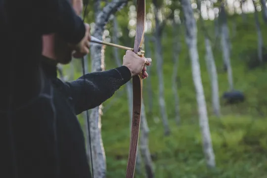 Archery Hike in the Wilderness