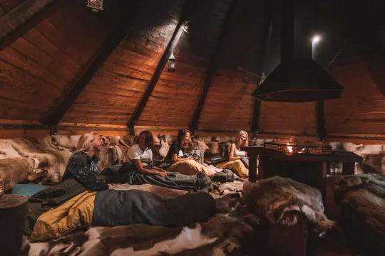 Fra inne i campen