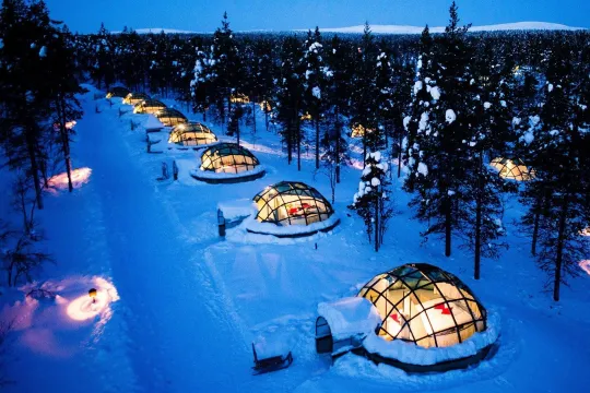 Overnight place in winter