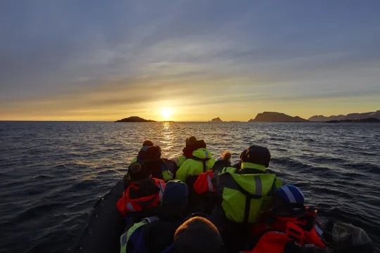 Midnattsutflukt til vakre Hella