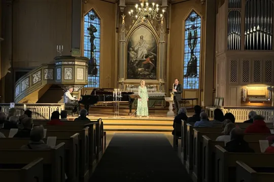Concert inside the cathedral