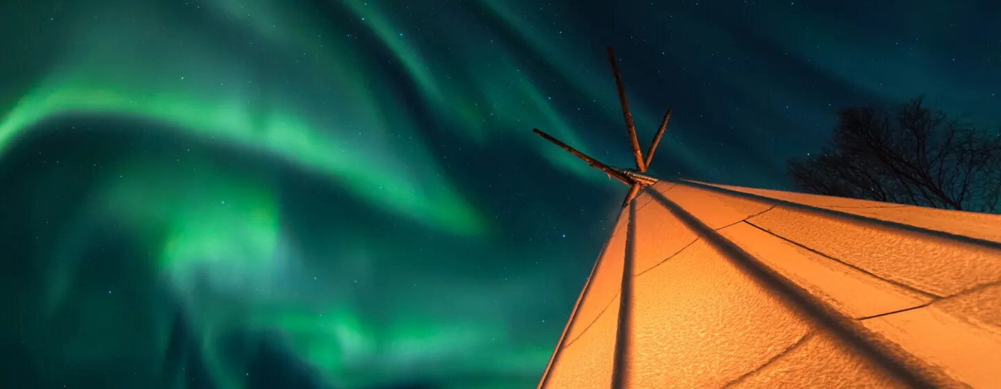 Nordlys lavvo Destinasjon Tromsø