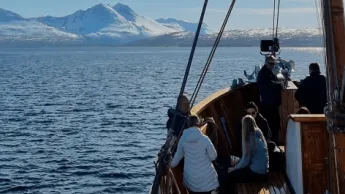 Boat tour in Tromsø in winter